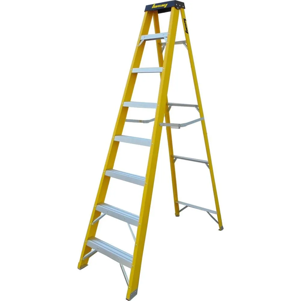 Safeline Fibreglass 8 Thread Step Ladder (91" High)