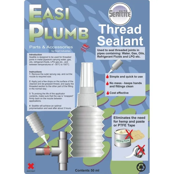 Easi Plumb Sealtite Thread Sealant 50ml