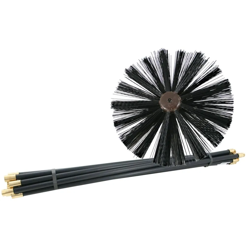 De Vielle Chimney Cleaning Kit - 9Pce