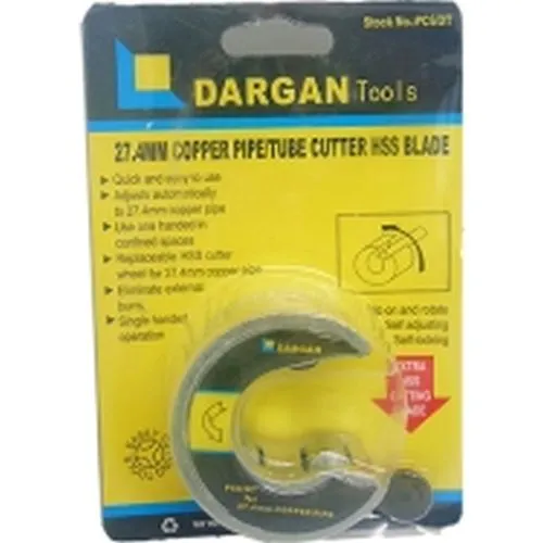 Dargan 27.4mm Copper Pipe Cutter Pc6/Dt
