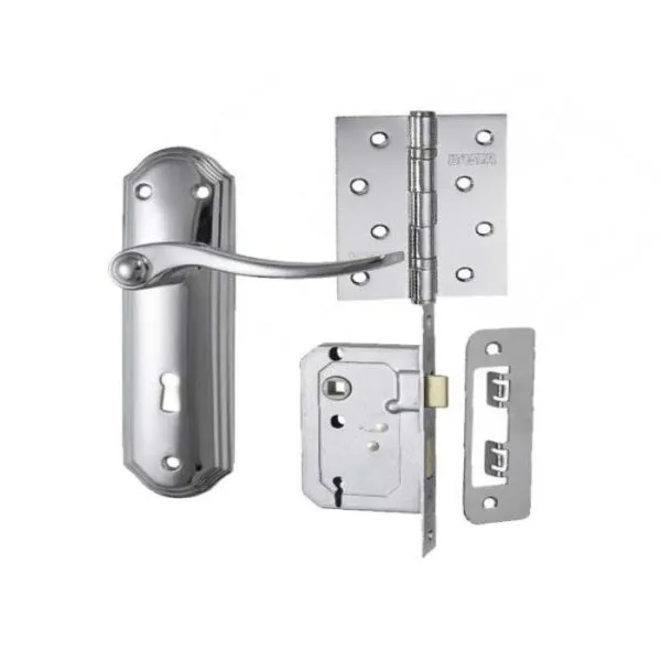 Basta Belair Chrome Sashlock & Hinges 63mm