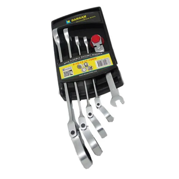 Dargan Flexible Ratchet Spanner Set 5Pce