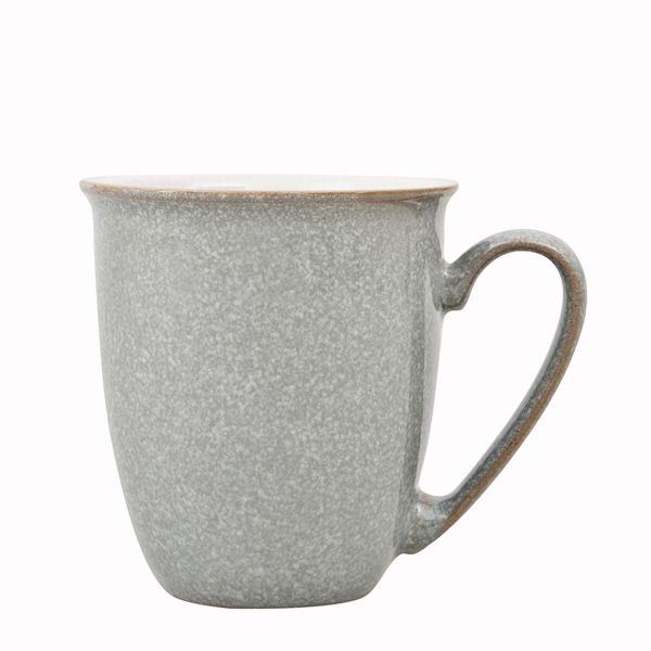 Denby Elements Light Grey Coffee Beaker Mug