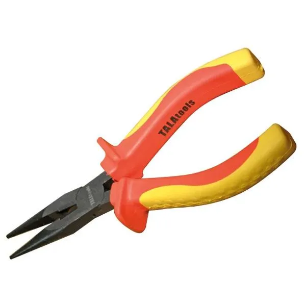 Tala Pro Vde Long Nose Pliers 200mm (8In)