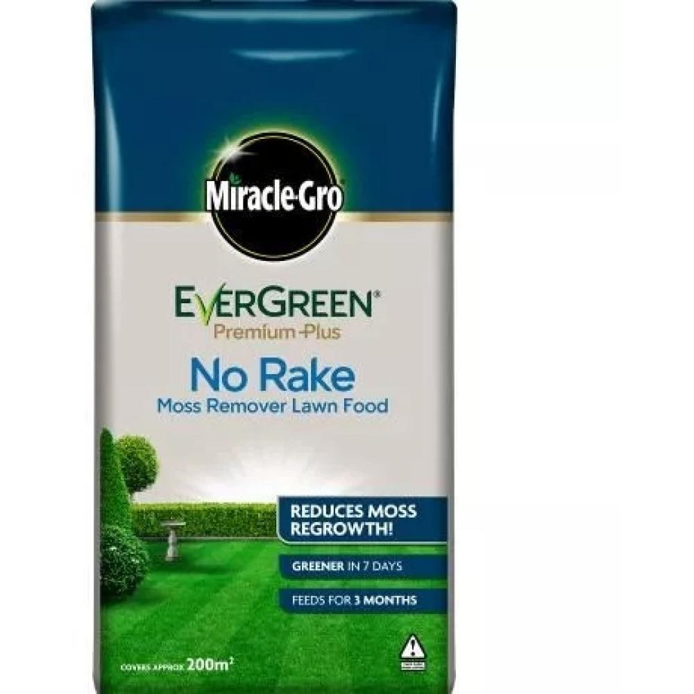 Miracle-Gro Premium Plus No Rake Moss Remover Lawn Food 200M