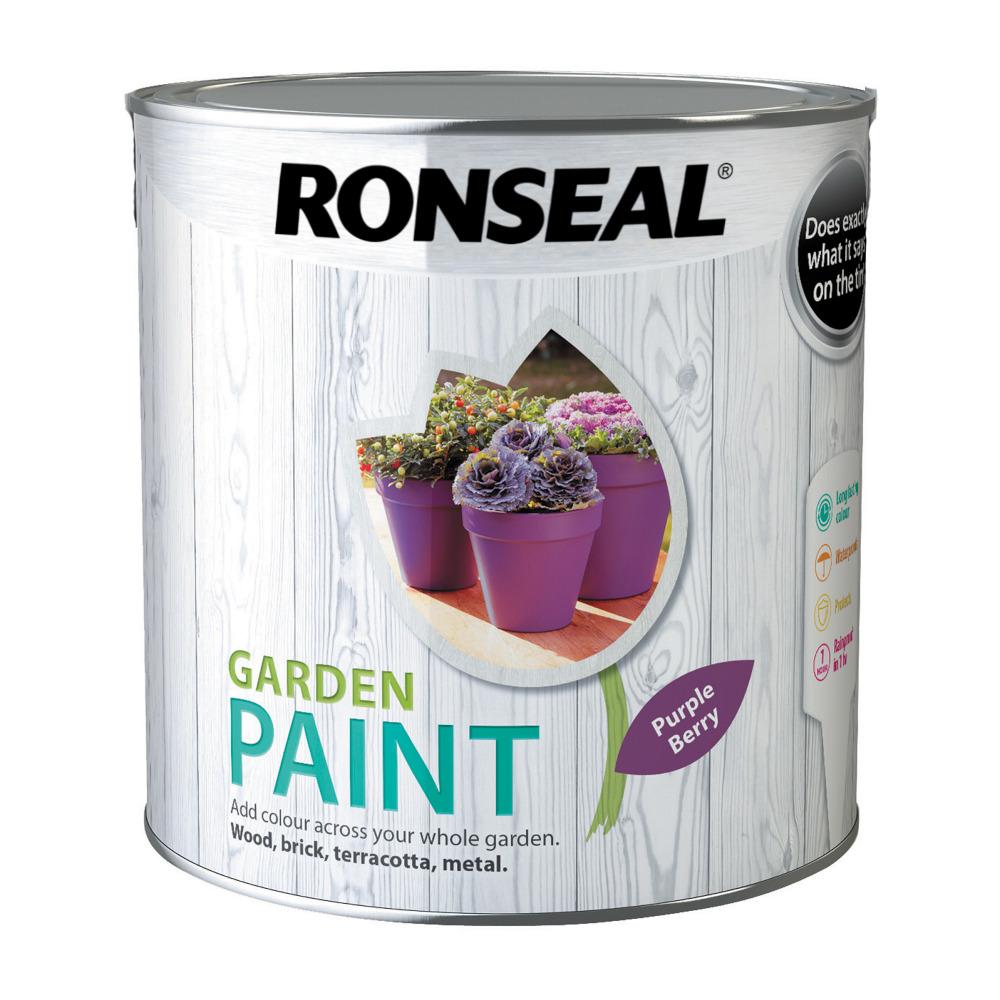 Ronseal Garden Paint Purple Berry 2.5L