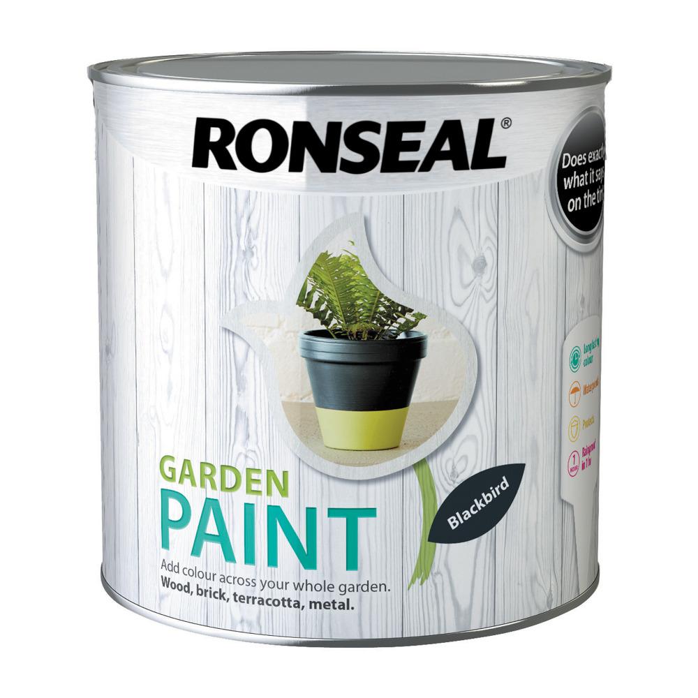 Ronseal Garden Paint Blackbird 2.5L