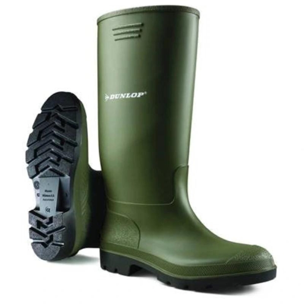 Dunlop Edmar Green Pvc Wellingtons 47 - Size 12
