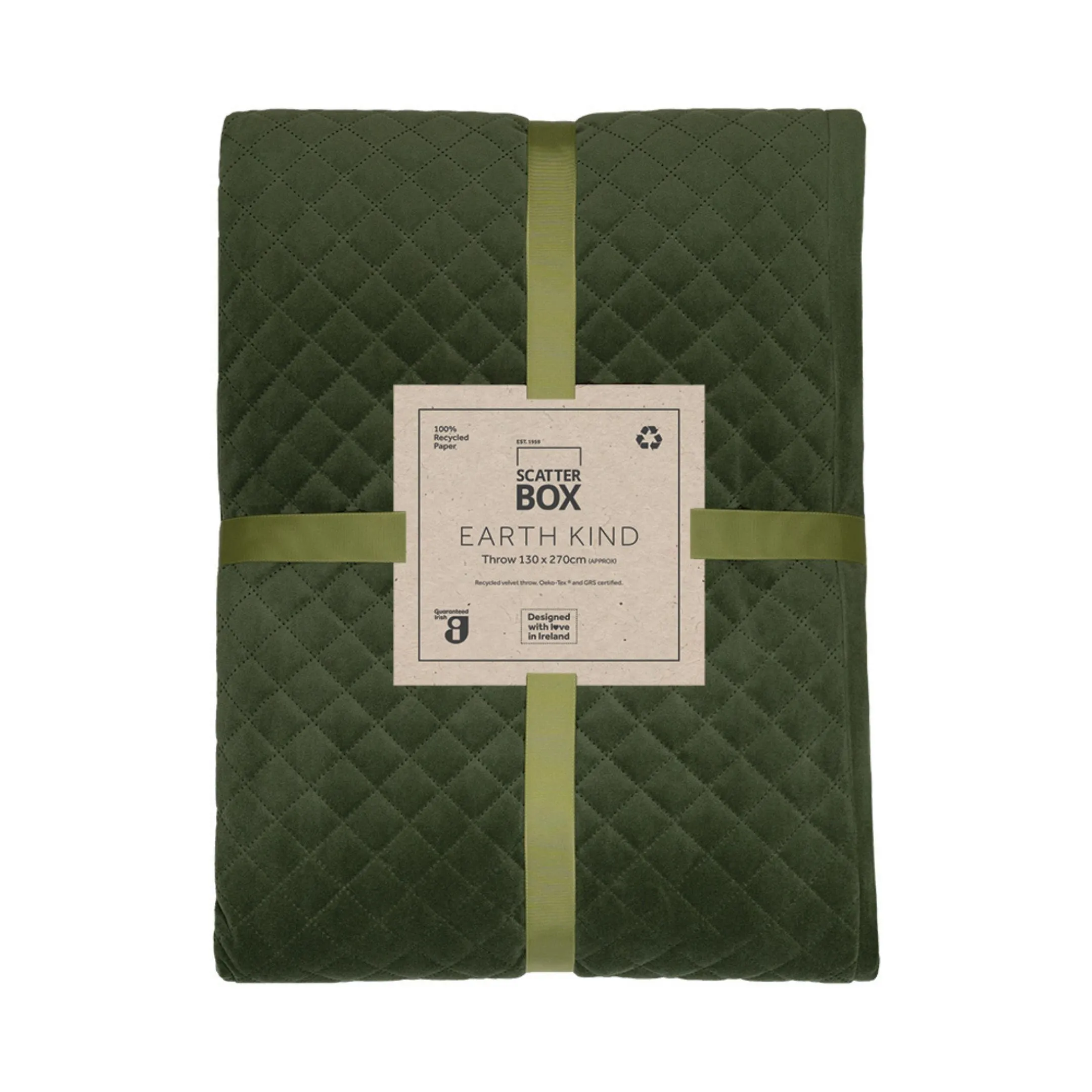 Scatterbox Erin 130 X 270cm Earth Green