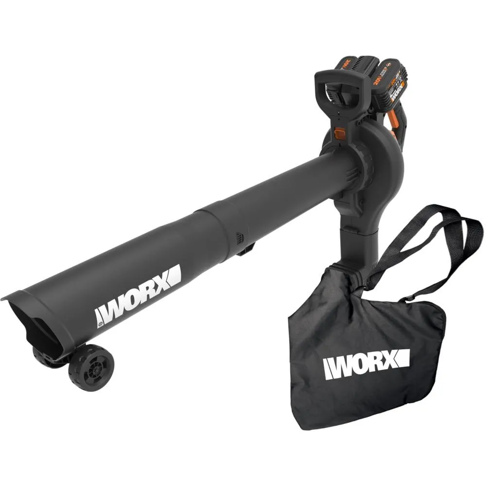 Worx Wg583E Powershare Cordless Brushless Blower/Vac 0 2 X 20V