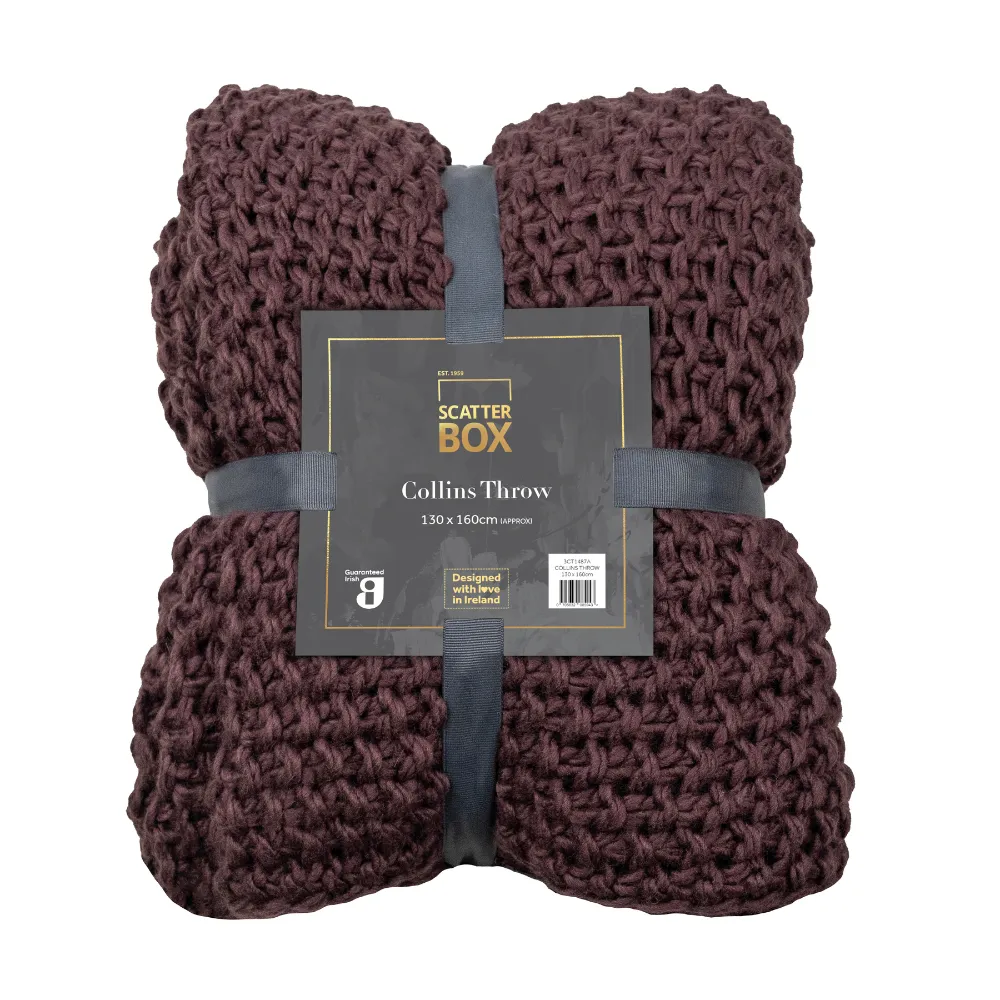 Scatterbox Collins 130X160cm Aubergine