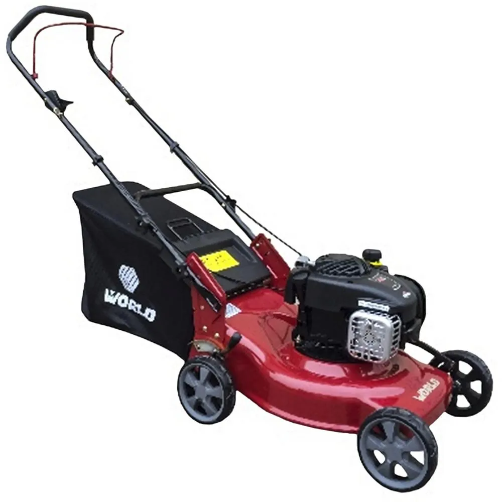 World 3-In-1 Push Lawnmower