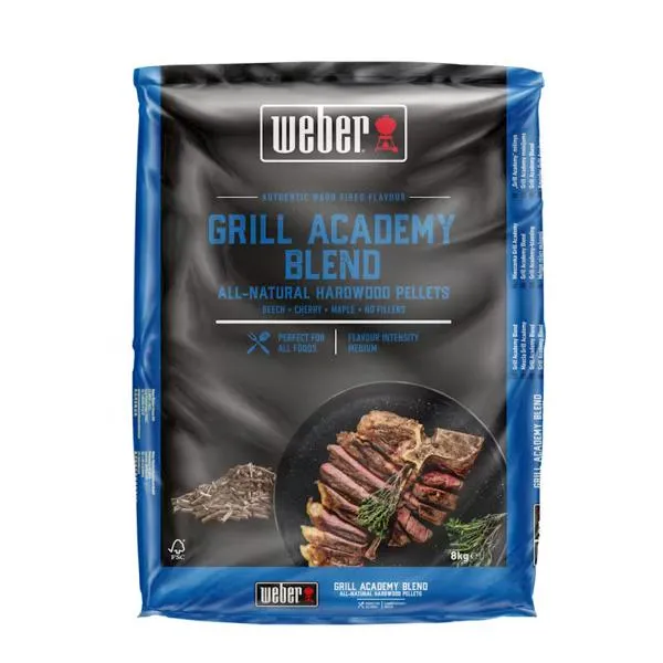 Weber Wood Pellets Grill Academy Blend - 8kg Bag