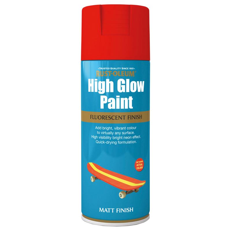 Rust Oleum High Glow Spray Paint 400ml Orange