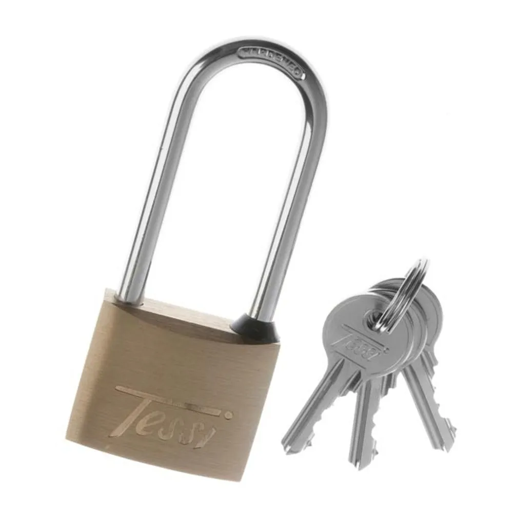40mm Brass Padlock Long Shackle