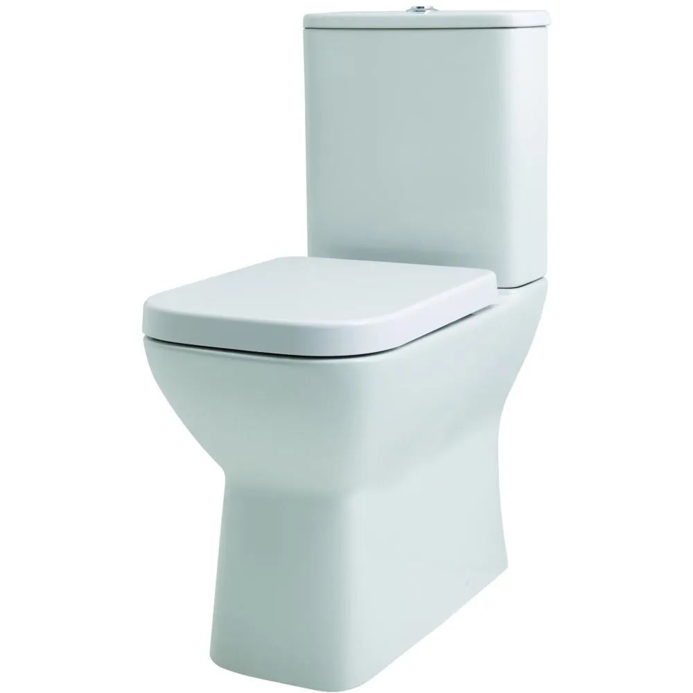 Brooklyn Fully Shrouded Close Coupled Pan, Cistern and Seat
