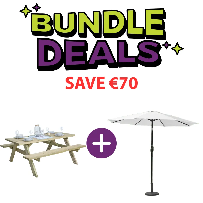 Wooden Combi Picnic Bench Bundle