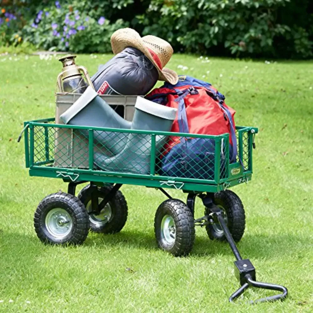 Greenblade Steel Mesh Garden Utility Cart